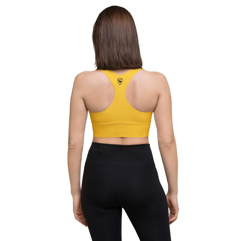 Longline Sports bra Logs 1 Yellow B FR GIO JACK
